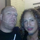 Kirk Hammett Joins Ex-Exodus Bandmates On Stage