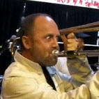 Metallica Drummer Lars Ulrich Blows At Playing The Trombone