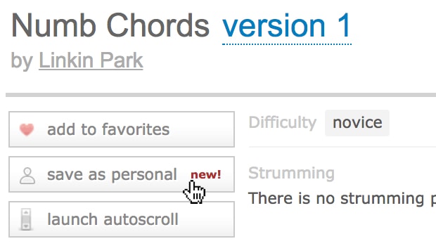 Click save as personal
