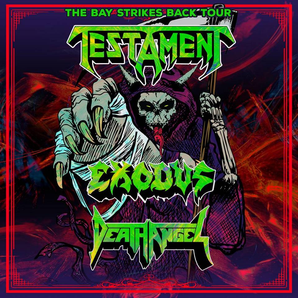 Testament, Exodus, Death Angel Second U.S. Bay Strikes Back Tour Announced Music News