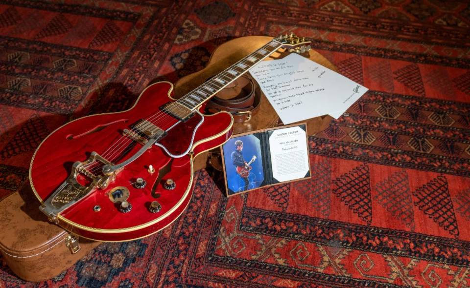 Noel Gallagher Teams Up With Gibson for Limited-Edition ES-355 and