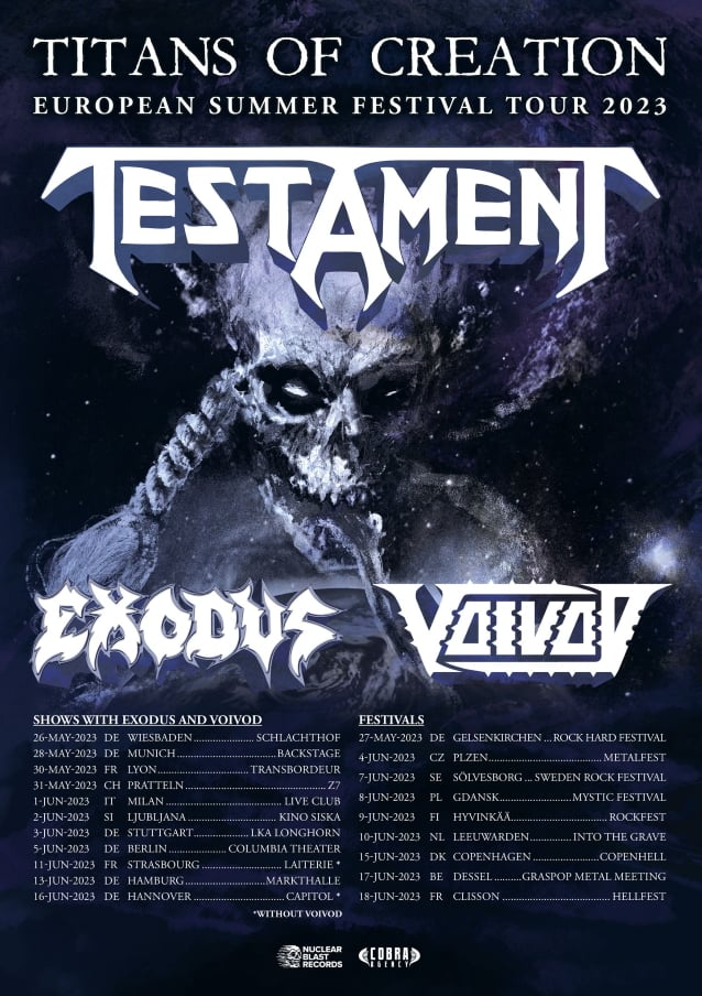 testament tour dates 2023
