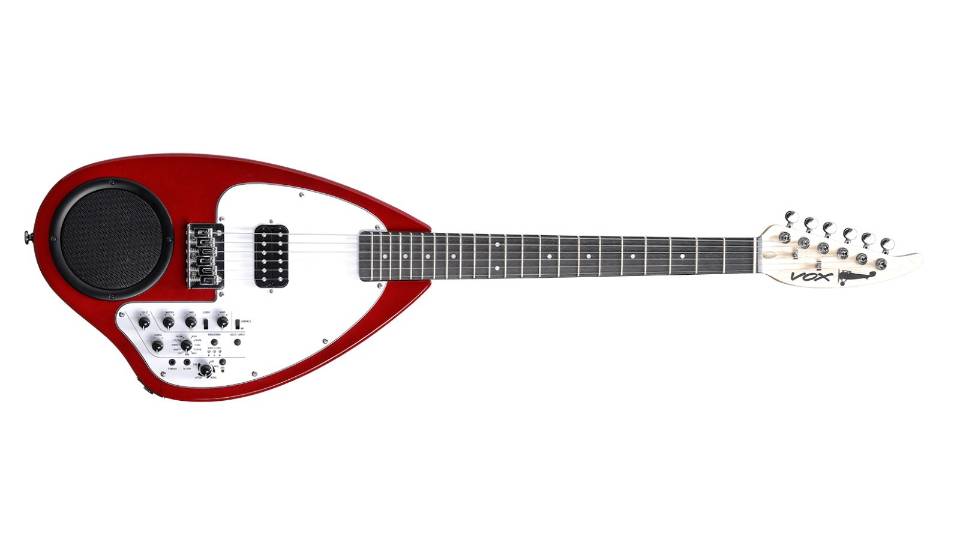 Vox Debuts Retrofuturistic Guitar With a Built in Amp Rhythm and Speaker APC 1 NAMM 2024 Ultimate Guitar