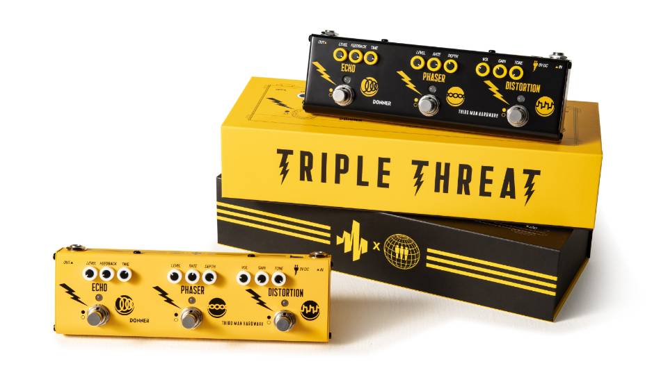 Pedal Multiefectos Donner X Third Man Triple Threat - Distorsión