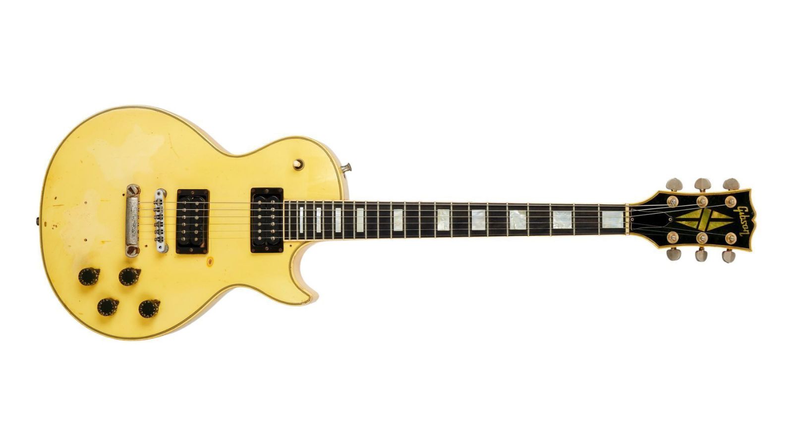 Gibson Les Paul Custom Previously Owned By Sex Pistols Steve Jones Resurfaces Decades Later It s Now Up for Auction Ultimate Guitar