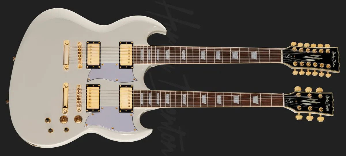A Doubleneck at a Reasonable Price? Harley Benton Has a New One
