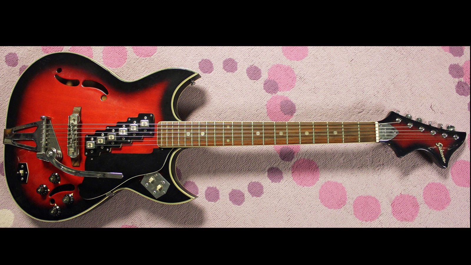 Sekovaフルアコ Greco EG135 US輸出仕様 60s後半 フジゲン Sekova Grecian Guitar: A 1960s FujiGen Oddity With a Split Pickup