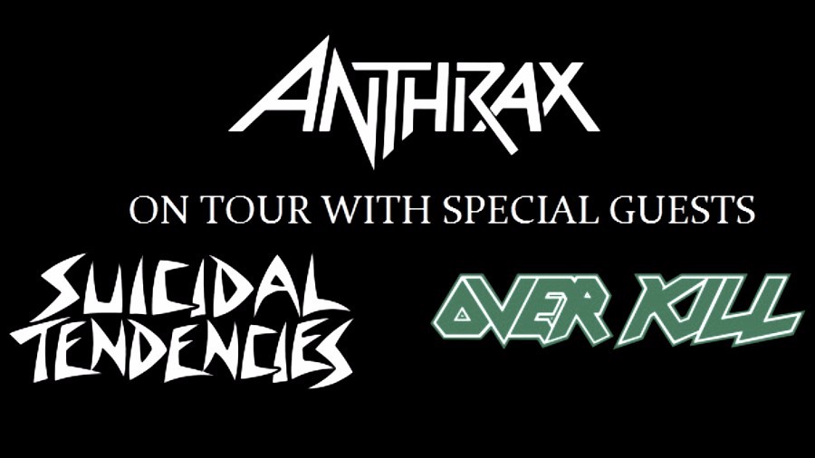 Anthrax, Suicidal Tendencies, Overkill Tour First Date Leaked? Music