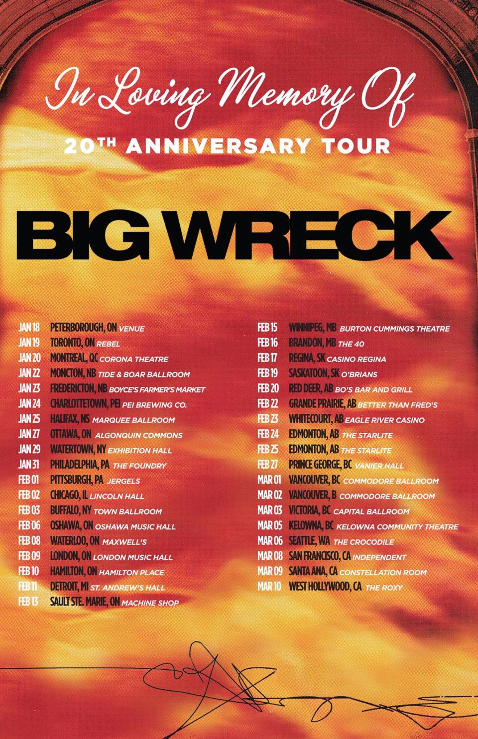 Big Wreck Announces Tour Dates to Support the 20th Anniversary of Debut