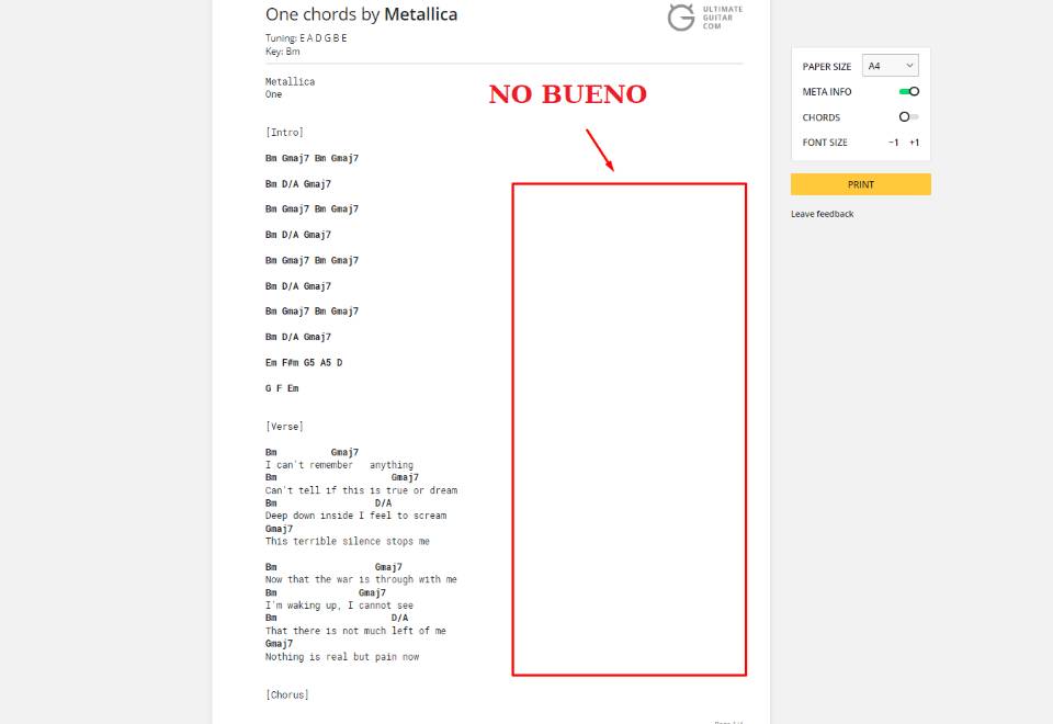 Tab Printing Update Print in Two Columns, Save Paper! Music News