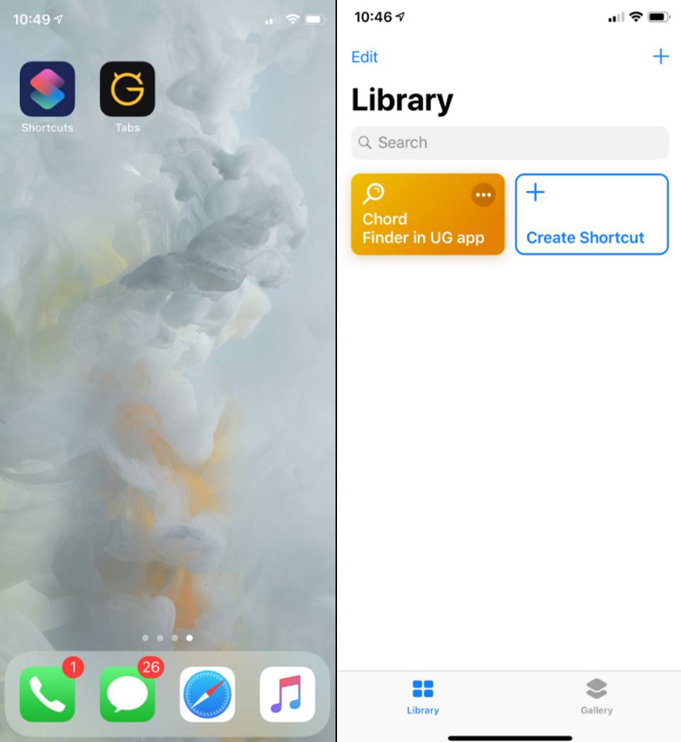 Shortcuts For iOS Ultimate Guitar App Ultimate Guitar