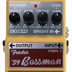FBM-1 Fender '59 Bassman Review: The EQ knobs don't have the