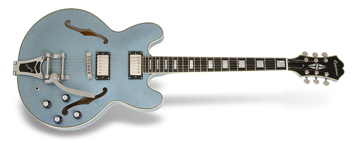 ES-355 Limited Edition TV Pelham Blue Review: AND a Bigsby than