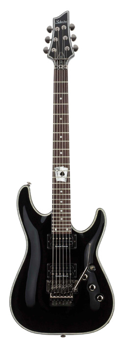 ギター Schecter C1 Blackjack Seymour Duncan 2004 Schecter C1 Blackjack Gloss Black Seymour Duncan Pickups Set