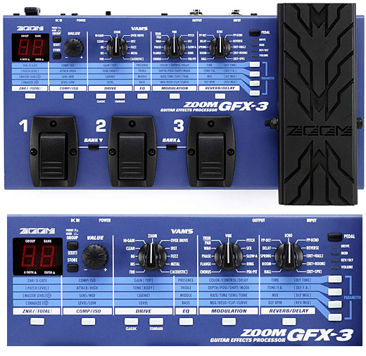 GFX-3 Review: The fuzz and metal effects are acceptable. All the