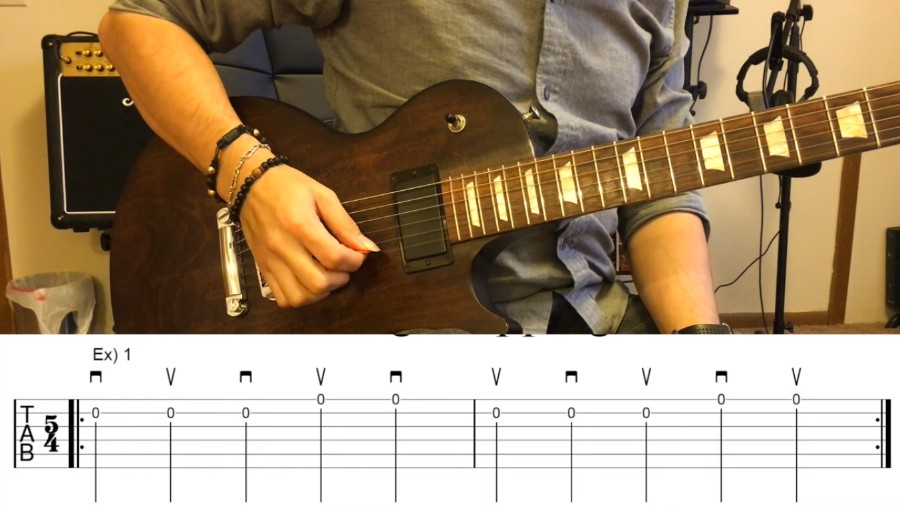 A Simple Alternate Picking Exercise Part 2 Guitar Lessons