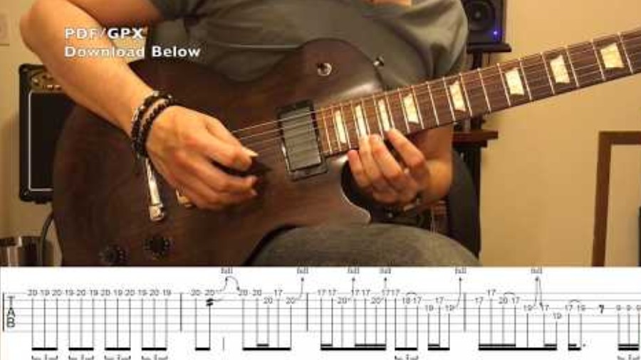 How to play "Smooth" Guitar Solo by Carlos Santana Guitar Lessons