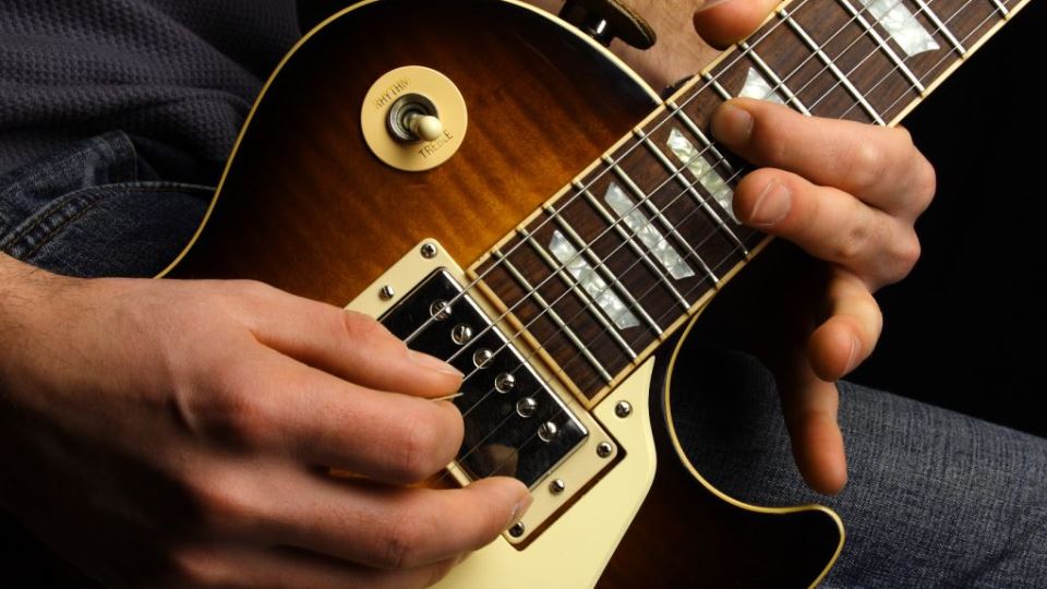 Melodic guitar playing picture