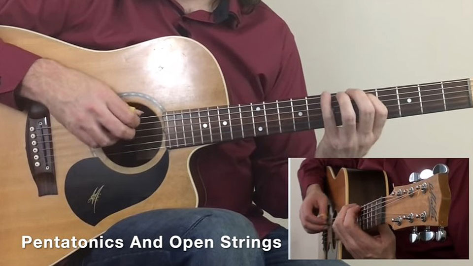 Open String Guitar Soloing Part 1: Create Awesome Solos With Open Strings and Pentatonic Scales