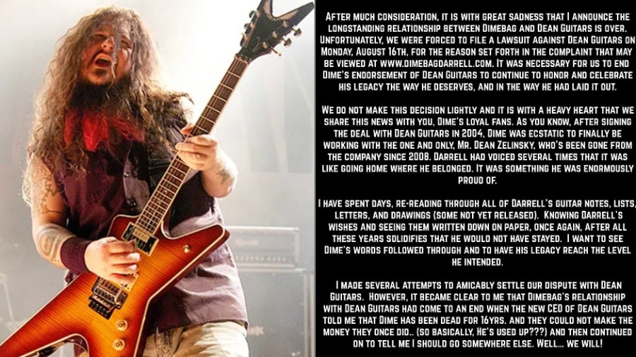  News - Dean Guitars Dimebag Darrell D