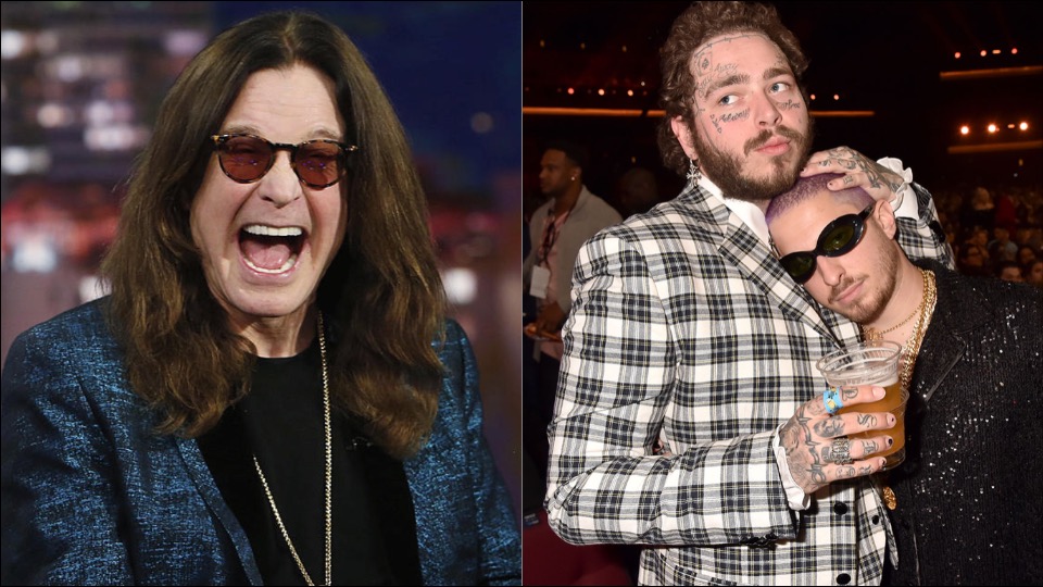 post malone ozzy osbourne guitar