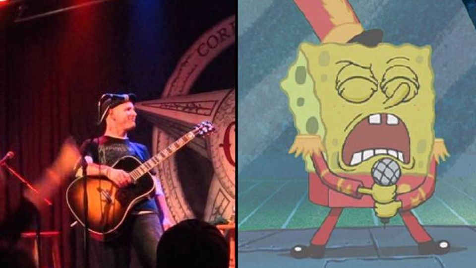 Corey Taylor Covers 'SpongeBob SquarePants' Theme at Solo Show