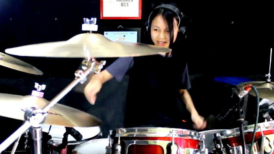 Watch: 12-Year-Old Indonesian Girls Delivers Ripping Drum Cover of Rush's  'YYZ