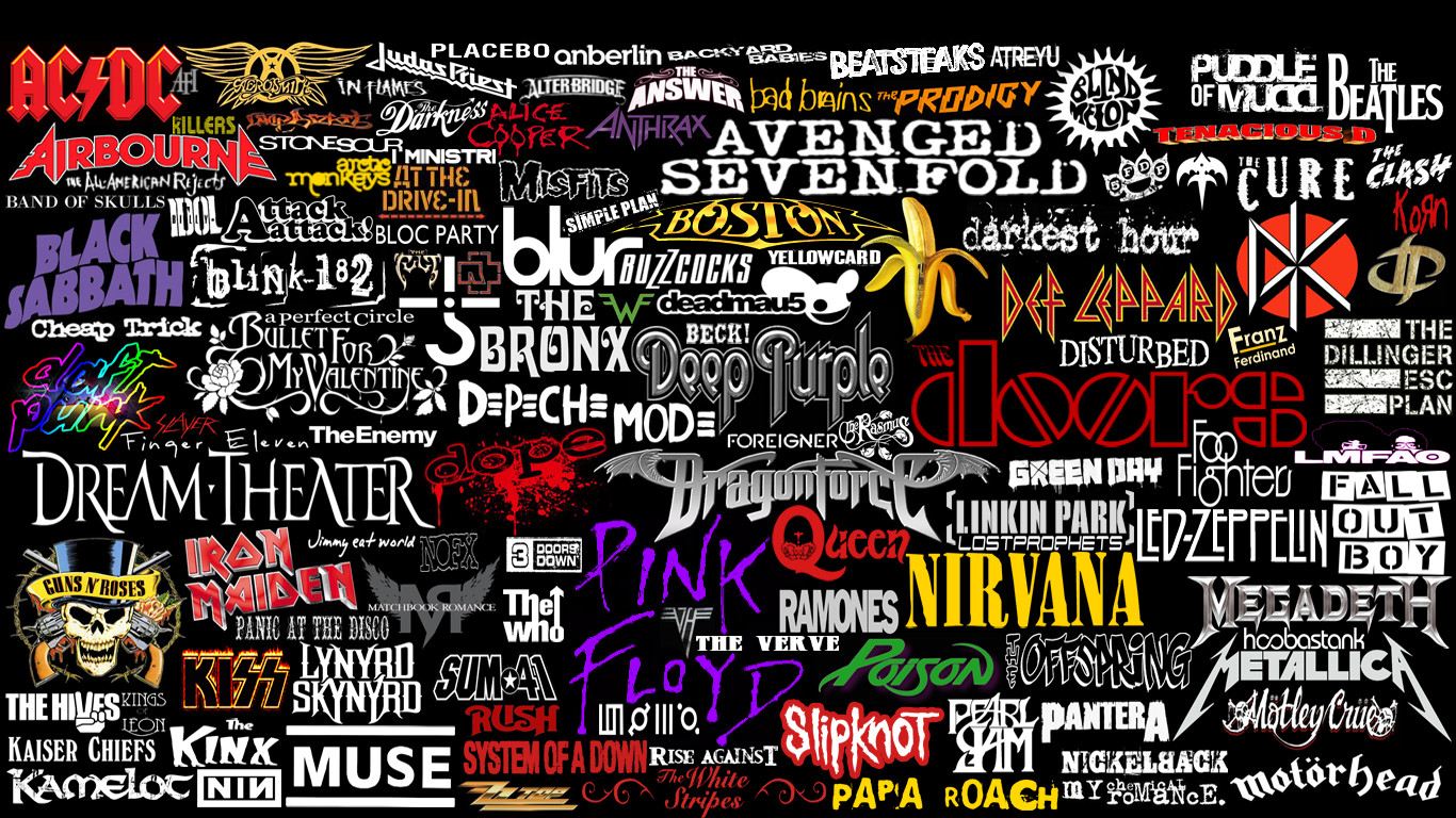 band logos, famous rock band logos, band logo, metal band logo...