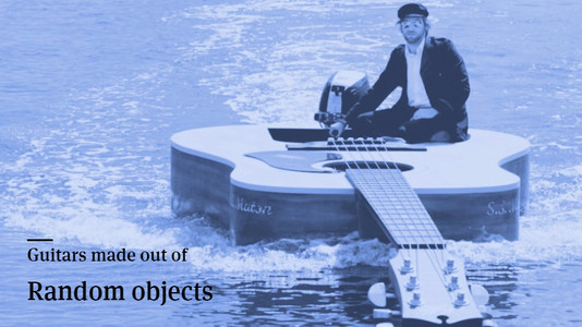 Guitars Made From Random Objects