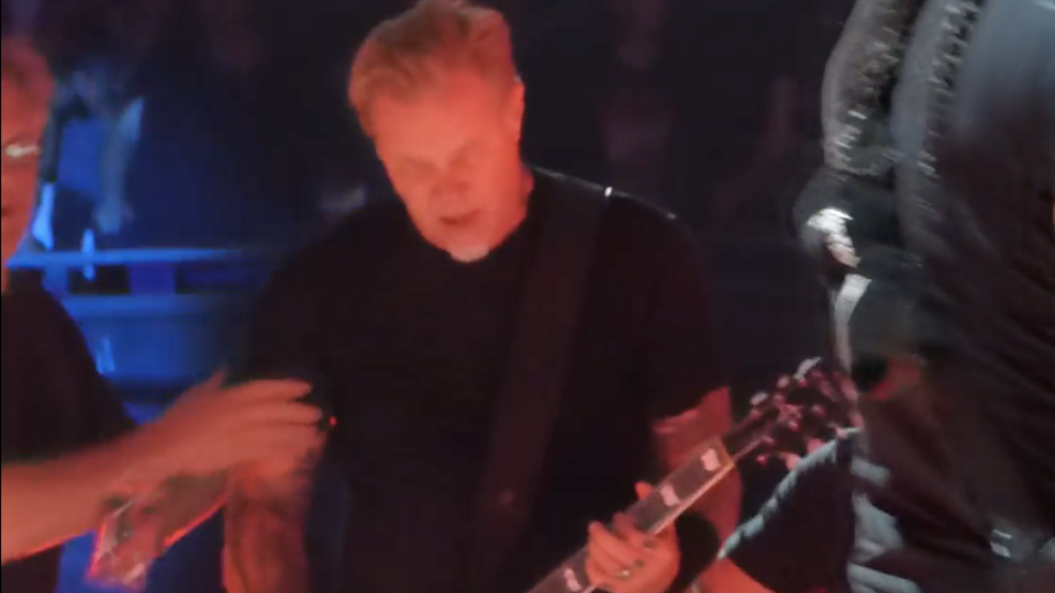James Hetfield Fell Hard Onstage Last Night, Thankfully Avoided Serious