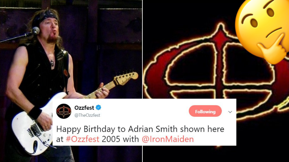 Ozzfest Wishes Happy Birthday to Adrian Smith, Share Photo From 2005