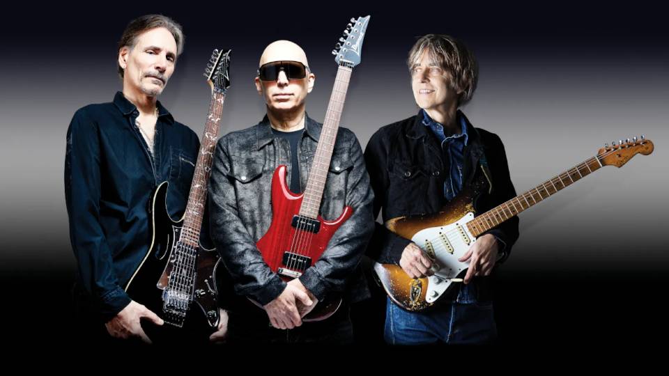 Joe Satriani, Steve Vai, and Eric Johnson Announce G3 Tour for 2024