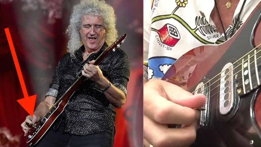 Queen Guitarist Brian May Explains Why He Uses Coins Instead of
