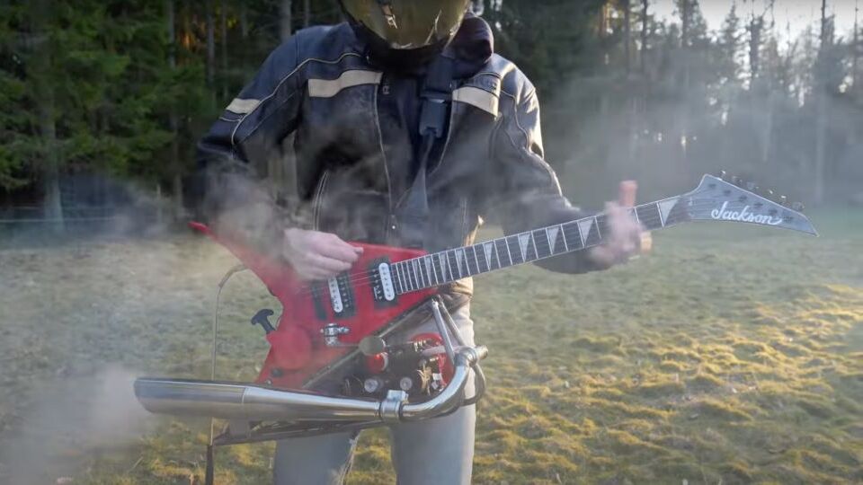 YouTuber Makes World's First GasPowered Guitar, This Is How It Sounds