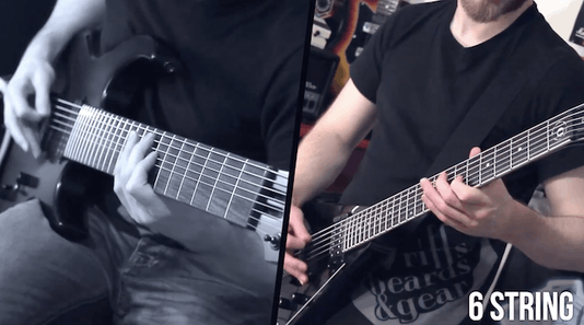 Why Not Just Downtune? This Is the Difference Between 8-String and 6-String Downtuned 10 Halfsteps