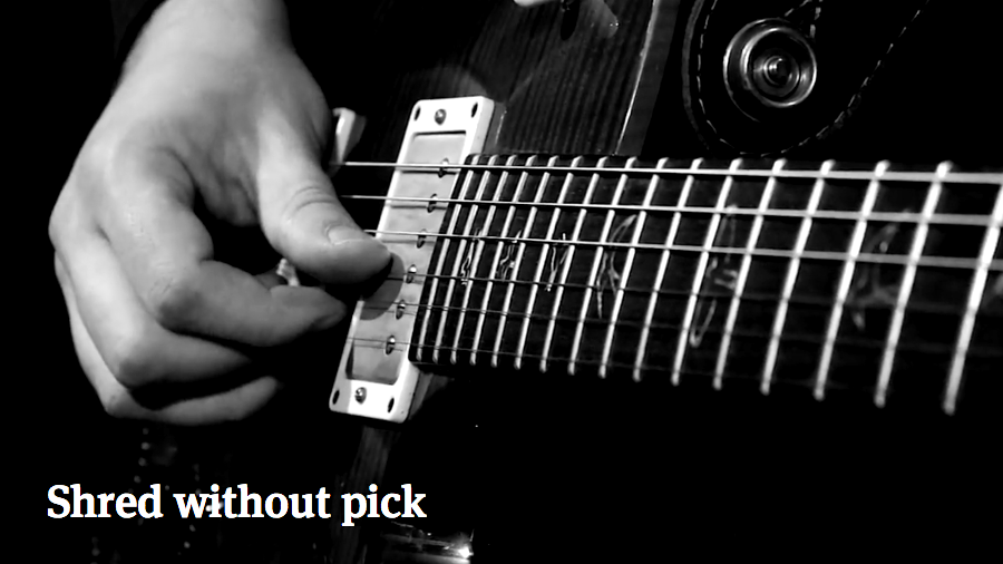 Guitar Lesson How to Shred Without a Pick Music News Ultimate