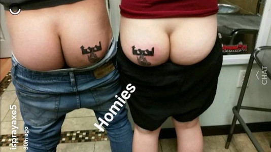 NSFW: These 2 Dudes Got a Pair of Matching Tool Tattoos on Their Butts