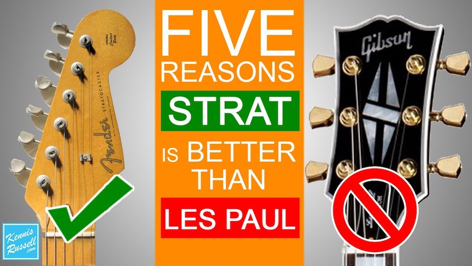 5 Reasons Fender Stratocaster Is Better Than Gibson Les Paul Ultimate
