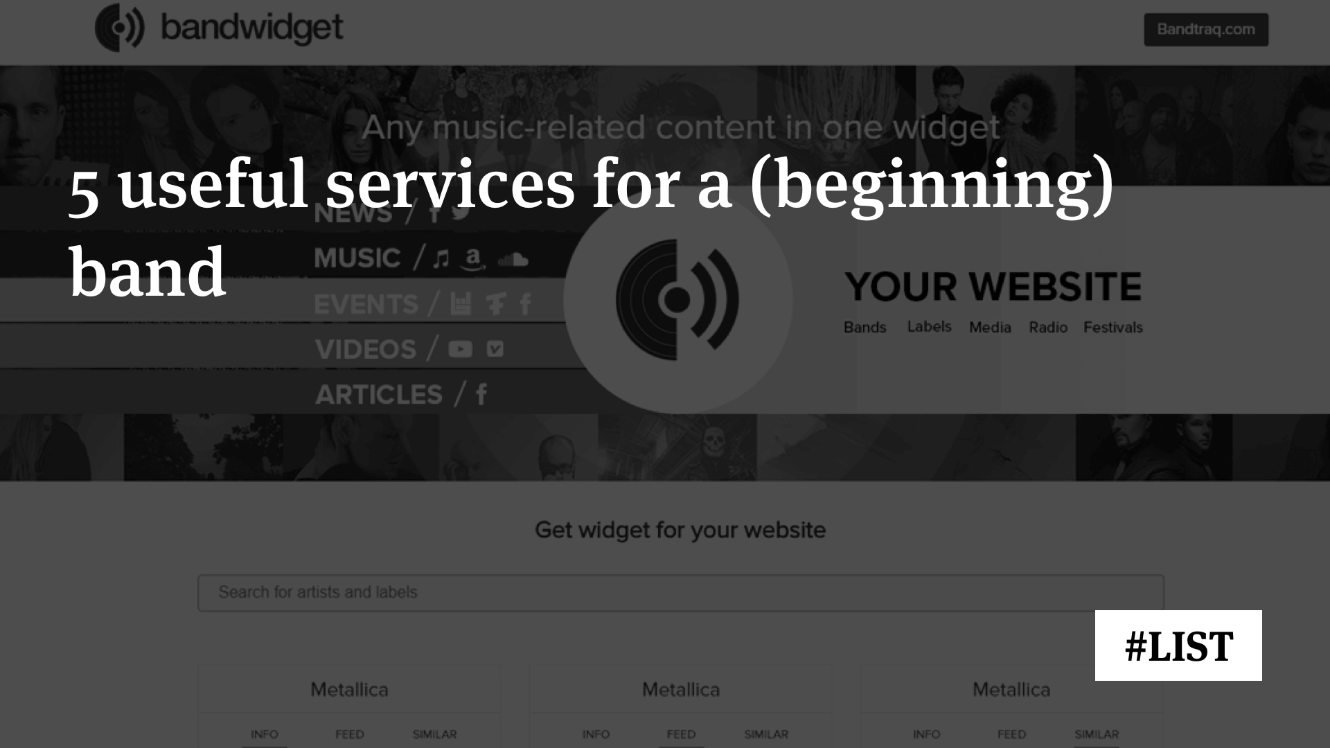 5 Useful Services for a (Beginning) Band Articles