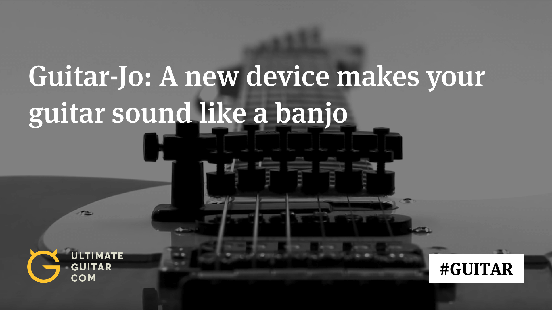 Innovation GuitarJo Is a New Device That Makes Your Guitar Sound Like