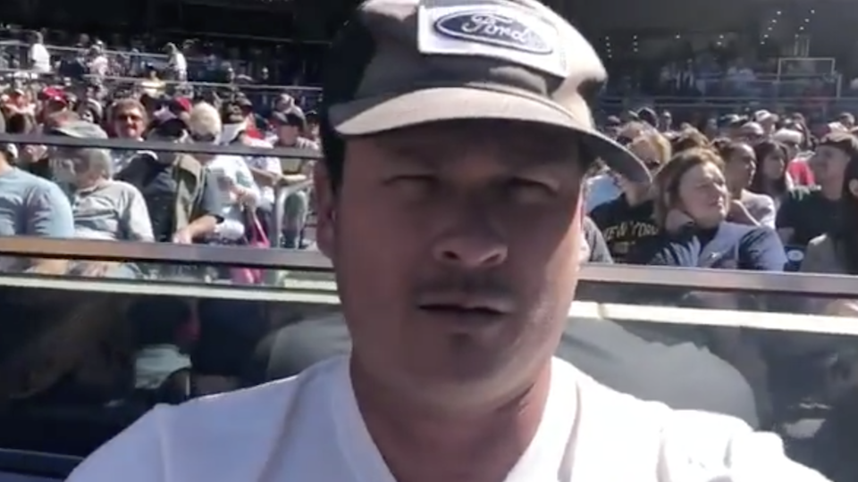 'Awkward' Blink182 Gets Played at a Baseball Game With Tom DeLonge in