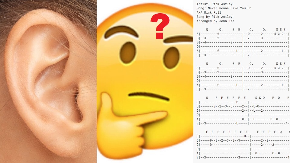 Learning Music by Ear vs Tabs Ultimate Guitar