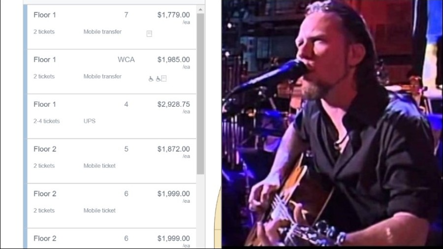 Metallica Fans Outraged as 'S&M 2' Presale Tickets Are Grabbed By Bots &  Resold for Upwards of $1,000