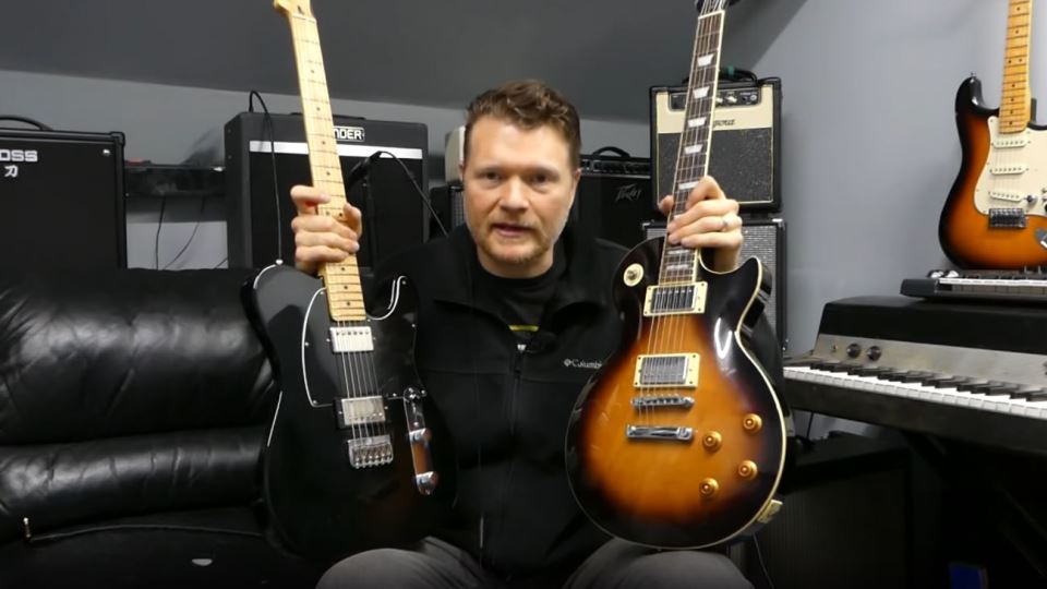 Les paul on sale telecaster