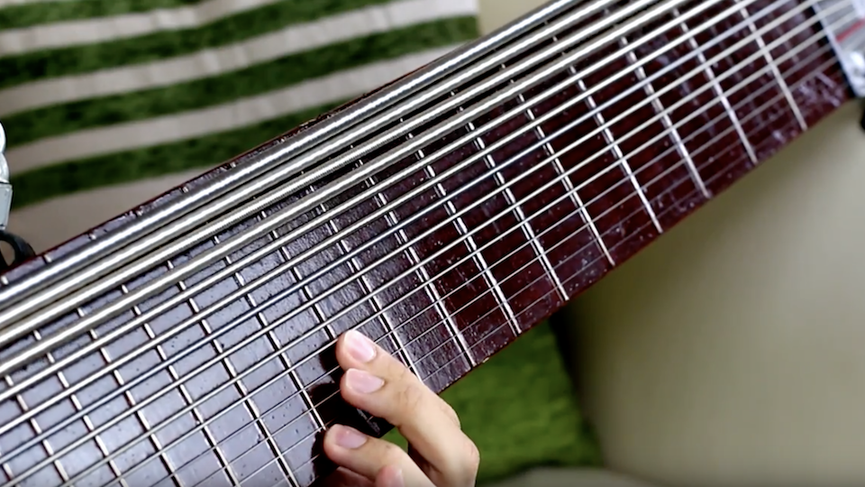 Watch Here's What a 15String Bass Sounds Like Music News Ultimate
