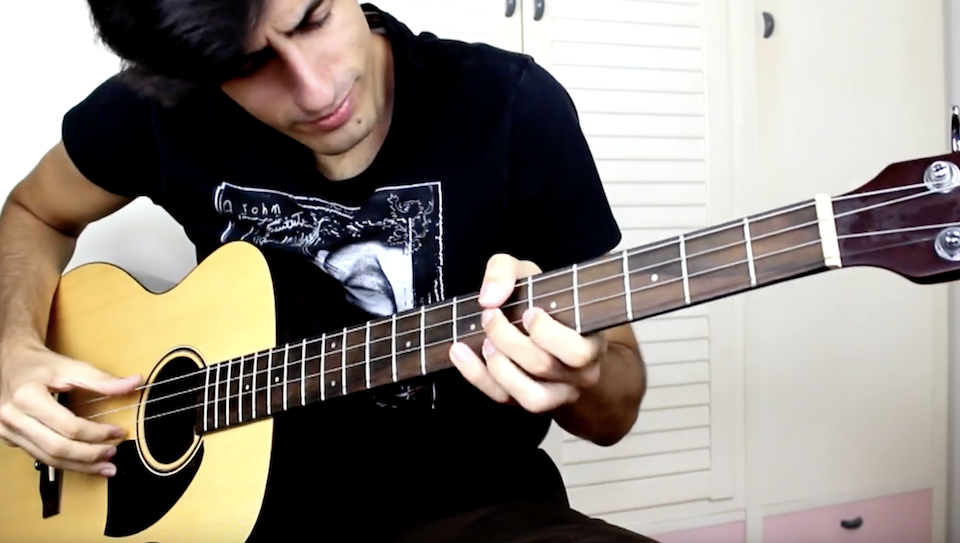 Watch Here's What It Sounds Like When You Put Guitar Strings on a Bass Music News Ultimate