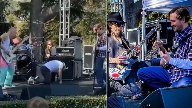 Watch Red Hot Chili Peppers Perform With Frusciante For First Time Since 07 Navarro And Frusciante Also Jammed Together Music News Ultimate Guitar Com