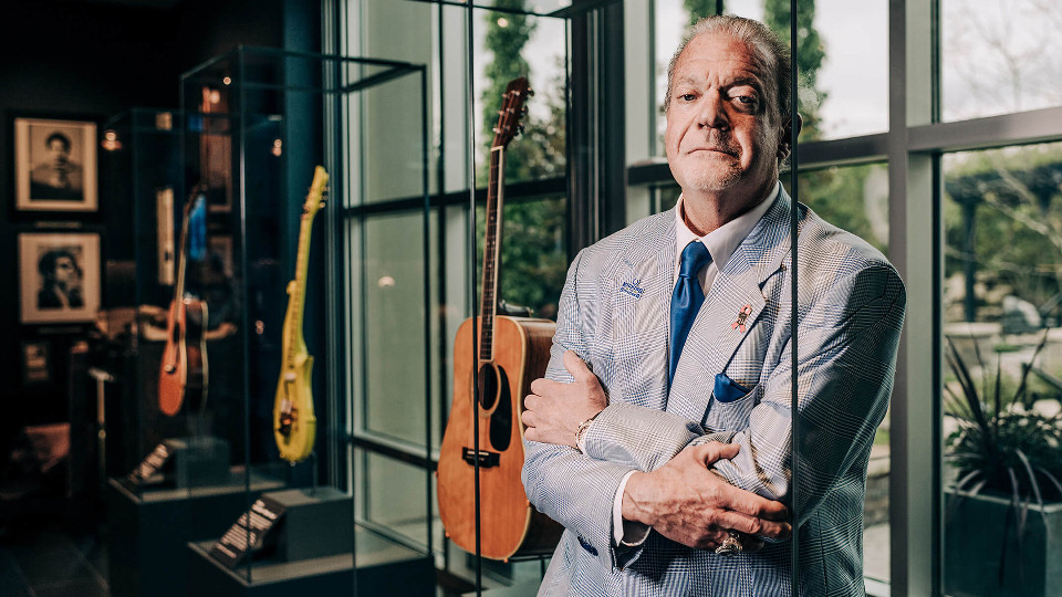 Jim Irsay Names Favorite Item on His Vintage Guitar Collection, Says It ...