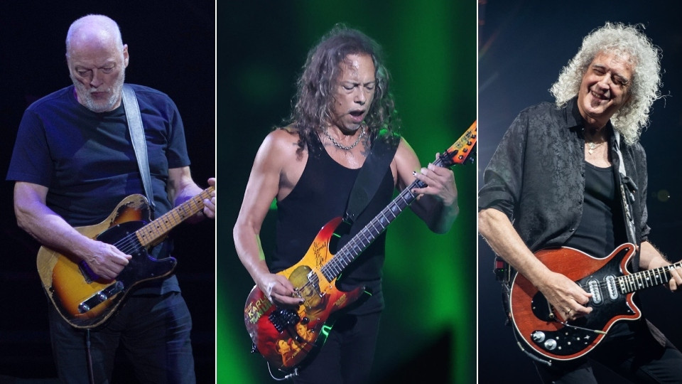 Kirk Hammett Compares Brian May's Playing to David Gilmour's, Picks