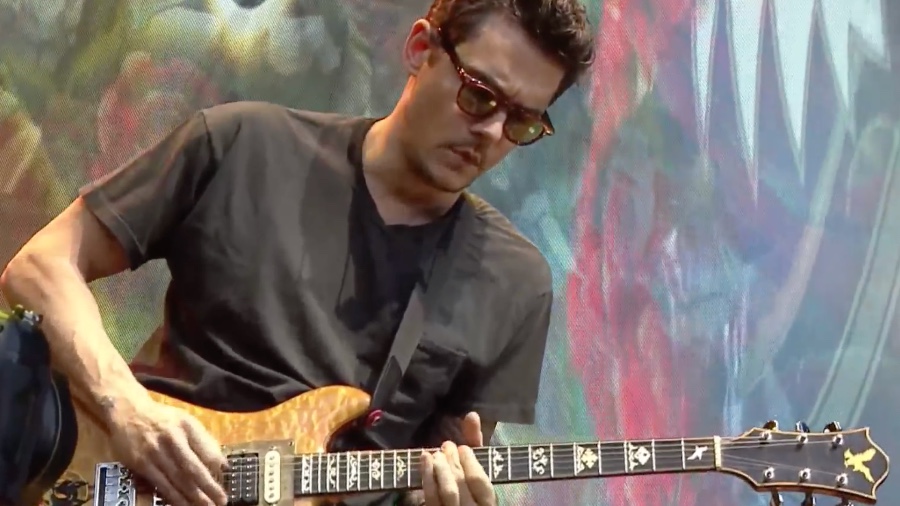 John Mayer Played Jerry Garcia's Legendary Wolf Guitar Live in Concert
